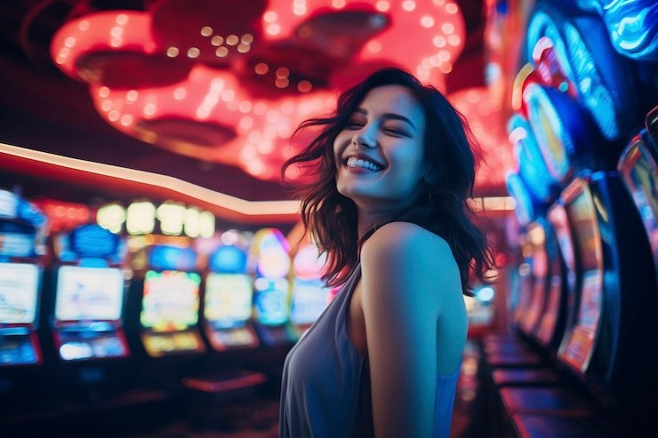 Antarmuka aplikasi qqslot menampilkan meja dealer langsung dan menu permainan