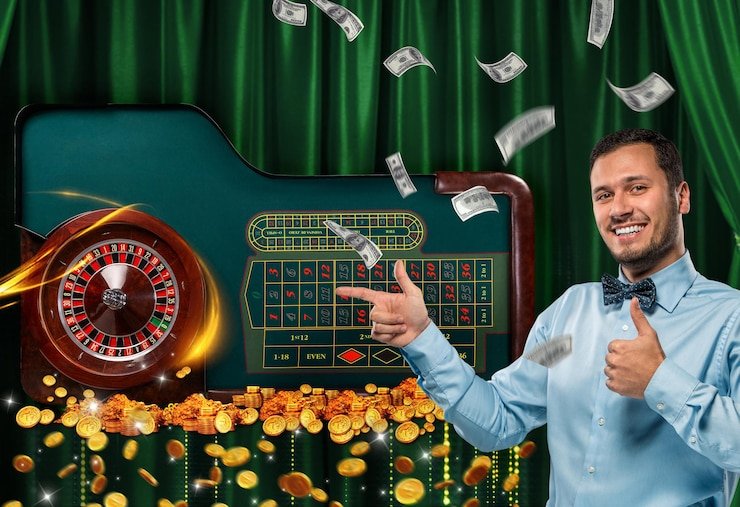 Studio meja hidup qqslot dengan dealer profesional dan kamera HD